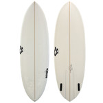 “Stray Boards 5'7 Boysen Surfboards single-channel twin pin shortboard surfboard”