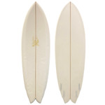 5'10" Rainbow Surfboards "Rainbow Fish" Used Double Wing Swallow Tail Fish Surfboard 5'10" Rainbow Surfboards "Rainbow Fish" Used Double Wing Swallow Tail Fish Surfboard
