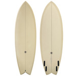 5'11" Stamps Surfboards Quad Fish - Lightly Used Swallow Tail Quad Fin Fish Surfboard