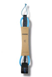 Happy Battle 6ft Standard surfboard leash in blue – new lightweight surf leash