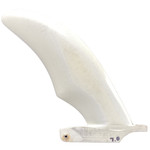 7.0" Unknown Shaper "Cutaway" - Used Single Fin - White