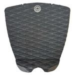 SB Series 3-piece flat lay surfboard traction pad in black — non-slip deck grip for high-performance surfing