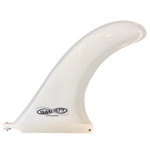 10.0" Infinity Surfboards Classic Longboard Single Fin – Used Surfboard Fin for Longboards - White
