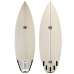 5'8 Surfboard Broker Shortboard - top and bottom view