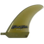 Side View of 5.25 FCS Fluid Foils Used Single or Trailing Fin Clear Pearl – Premium Surfboard Fin San Clemente CA