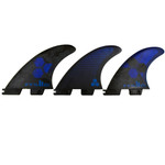 FCS II Al Merrick Performance Core Used Medium Thruster Fin Set – high-performance surfboard fins, FCS II Al Merrick fins for sale, used surf fins for medium waves