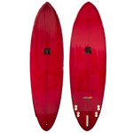 Top and Bottom View - 6'8 Campbell Brothers 5 Fin Quad Bonzer lightly-used shortboard surfboard