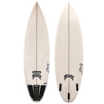 Top and Bottom View of 5'8 Lost Mayhem "Driver 2.0" - Used Shortboard Surfboard