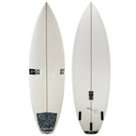 Top and Bottom View - 5'11" Chemistry Surfboards custom lightly-used performance shortboard in excellent condition