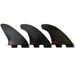 Side View - FCS II H4 Thruster Fin Set – Large Lightly-Used High-Performance Surfboard Fins