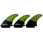 Side View - LIBtech RRIP's Upcycled Thruster Fin Set - Lightly-Used LIBTech Thruster Fin Set