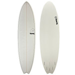 Top and Bottom View - 7'2" Torq Surfboards "MOD Fish" - Lightly-Used Midlength Fish Surfboard