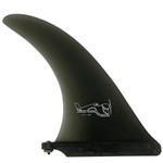 Side View - 8.5" True Ames "Greenough 4-A" - Used Longboard Singlefin - Smoke