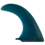 Side View of - Used 10.0" Donald Takayama Flex Fin by Larry Allison in blue for longboard single fin setups