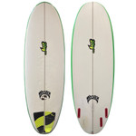 6'0 Lost Surfboards Bean Bag small wave groveler shortboard used with wide outline and clean rails