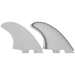 SB Series Performance Twin surfboard fin set in 2 tone white — high-performance twin fins for speed and control