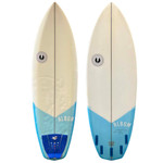 Top and Bottom View - 5'9" Album Surfboards "Doom" - Used Performance Groveler