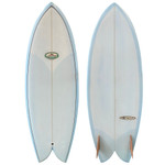 Top and Bottom View - 5'2" Sea Brothers Surfboards "Lickity Split Fish"