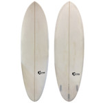 Top and Bottom View - 6'2 Culture Supply Surfboards "Fun Ride"
