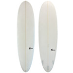Top and Bottom View - 7'2 Culture Supply Surfboards "Egg Ride" - New Groveler Midlength