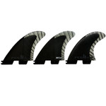 Side View - FCS II "Reactor" Thruster Aircore Fin Set - Lightly-Used Thruster Fins - Large