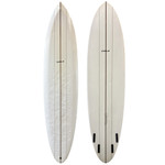 Top and Bottom view of an 8'0 Cole Surfboards Custom - a Lightly-Used Midlength Surfboard available For Sale at Stray Boards San Clemente CA.