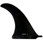 Side View - 9.5" Stewart Surfboards - Performance Longboard Single Fin - Black