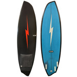 Top and Bottom View - 6'6" Album Surfboards "Disorder" - Used Regular Foot Asym
