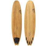 Top and Bottom - 7'6" Firewire Surfboards "Submoon" in TimberTek - Lightly-Used Midlength Funboard