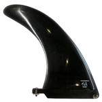 Side view of a 8.0" True Ames "Hobie Classic" - Lightly-Used Longboard Single/Trailer Fin - Smoke, a Lightly-Used longboard fin available For Sale at Stray Boards San Clemente CA.