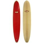 Top and Bottom view of a 10'0 Michel Junod Surfboards Custom – Used Longboard, Stray Boards San Clemente CA.
