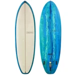 Top and Bottom View - 6'8" Modern Surfboards Highline 2.0 used performance midlength surfboard designed for speed, stability, and responsive surfing
