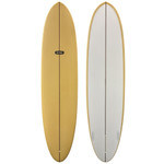 Top and Bottom View - 7'6" Dono Surfboards Performance Egg - New Midlength Surfboard