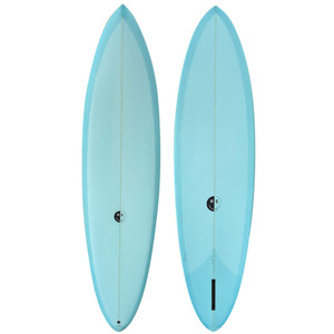 6'11.5" RS Surf Co "Retro Custom Single Fin" surfboard