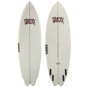 5'10" SoulStix The Rocket Fish New Fish Surfboard – High-Performance Small to Medium Wave Surfboard from Stray Boards