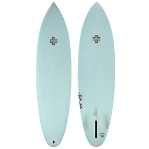 6'10" Surf Prescriptions Custom Bonzer Used Midlength Surfboard