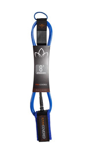 Stay Covered - 8' Standard Surfboard Leash - Pacific Blue