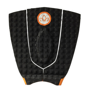 Stay Covered - Shortboard 3 Piece Traction Pad - Black Orange
