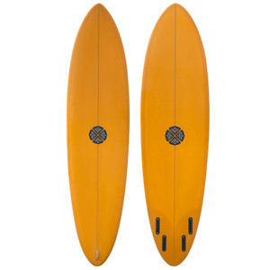 6'9" Josh Hall Surfboards "Gunner Quad" New Midlength Surfboard