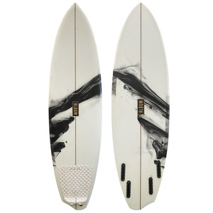 5'6" Album "Bom Dia" Lightly-Used Asymmetrical Groveler Shortboard Surfboard - (Regularfoot)