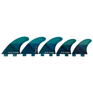 FCS "PC-5" GX-Q - Used 5-FIN Surfboard Fin Set