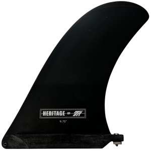 True Ames "Heritage" Pivot Fin - Used - 9.75" Longboard Single Fin - Black