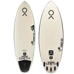 Top and Bottom View - 5'4" Firewire Machado Surfboards "Groove" in Helium Tech - Lightly-Used Performance Shortboard