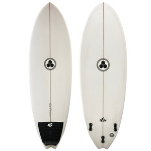 Top and Bottom View - 5'4" Channel Islands Surfboards "G Skate" - Lightly-Used Groveler Shortboard Surfboard