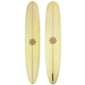 Top and Bottom View - 9'10" Bing Surfboards "Gold Standard" by Matt Calvani - Lightly-Used Longboard Surfboard