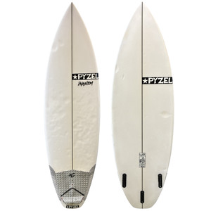 Top and Bottom View - 5'7 Pyzel Surfboards "Phantom" used performance shortboard