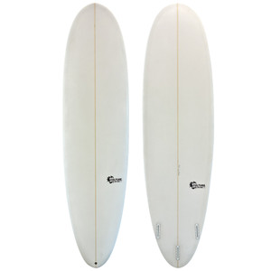 Top and Bottom View - 7'2 Culture Supply Surfboards "Egg Ride" - New Groveler Midlength