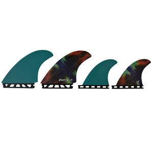 Side View - Futures Mayhem "Evil Quad" - Lightly-Used Quad Fin Set
