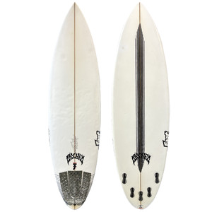 Top and Bottom View - 6'0 Lost Surfboards SaboTaj used performance shortboard designed for speed, control, and high-performance surfing