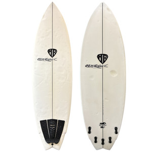 Top and Bottom View - 5'10" Mark Richards Designs "Flying Fish" – Used Performance Groveler Shortboard